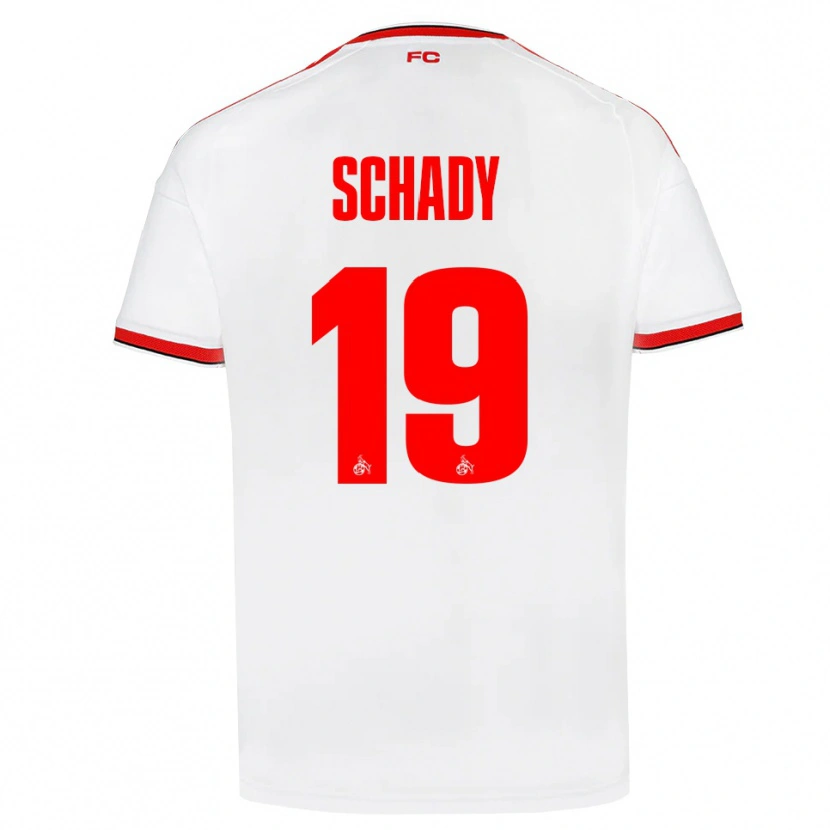 Danxen Män Alexis Schady #19 Vit Röd Svart Hemmatröja Matchtröjor 2026/27 Tröjor T-Tröja