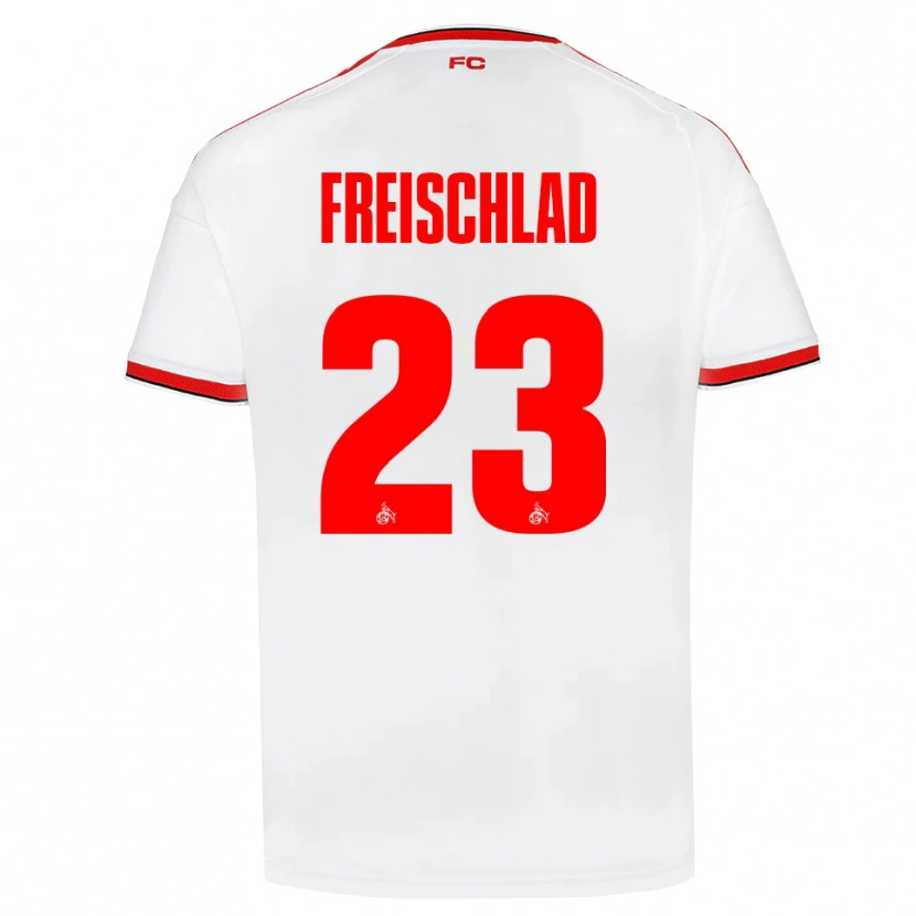 Danxen Män Yannick Freischlad #23 Vit Röd Svart Hemmatröja Matchtröjor 2026/27 Tröjor T-Tröja