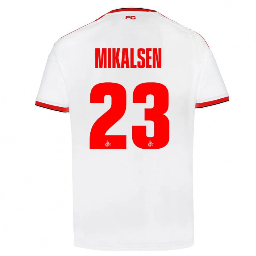 Danxen Män Aurora Mikalsen #23 Vit Röd Svart Hemmatröja Matchtröjor 2026/27 Tröjor T-Tröja