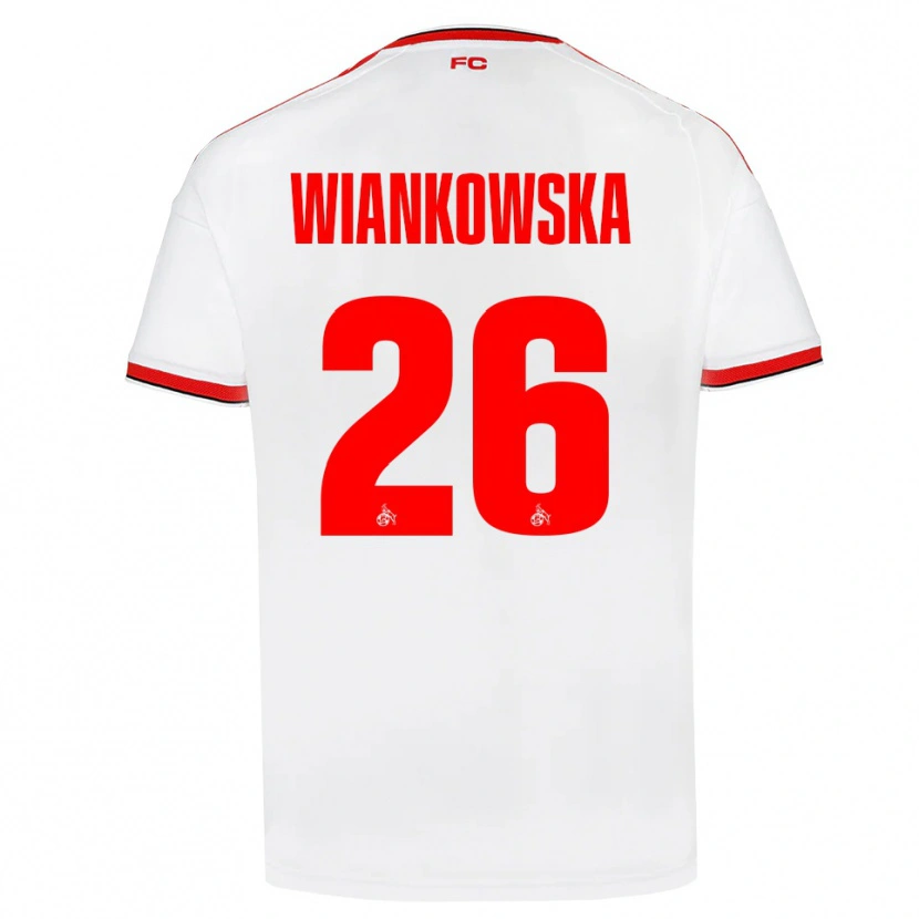 Danxen Män Martyna Wiankow­ska #26 Vit Röd Svart Hemmatröja Matchtröjor 2026/27 Tröjor T-Tröja