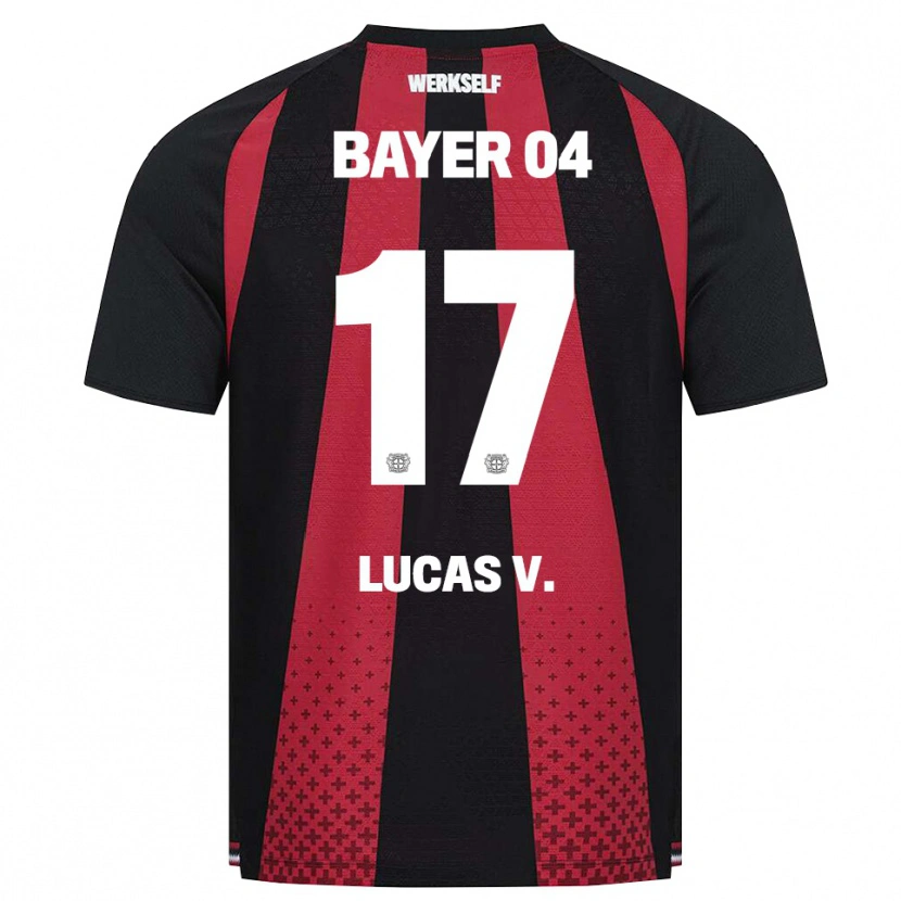 Danxen Män Lucas Vázquez #17 Svart Vit Röd Hemmatröja Matchtröjor 2026/27 Tröjor T-Tröja