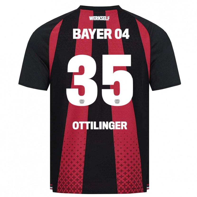 Danxen Män Marc Ottilinger #35 Svart Vit Röd Hemmatröja Matchtröjor 2026/27 Tröjor T-Tröja