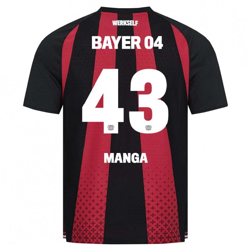 Danxen Män Edmond Manga #43 Svart Vit Röd Hemmatröja Matchtröjor 2026/27 Tröjor T-Tröja