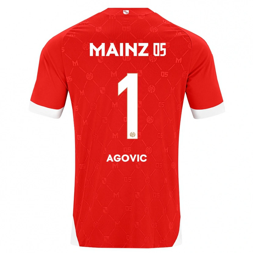 Danxen Män Daris Agovic #1 Röd Vit Hemmatröja Matchtröjor 2026/27 Tröjor T-Tröja