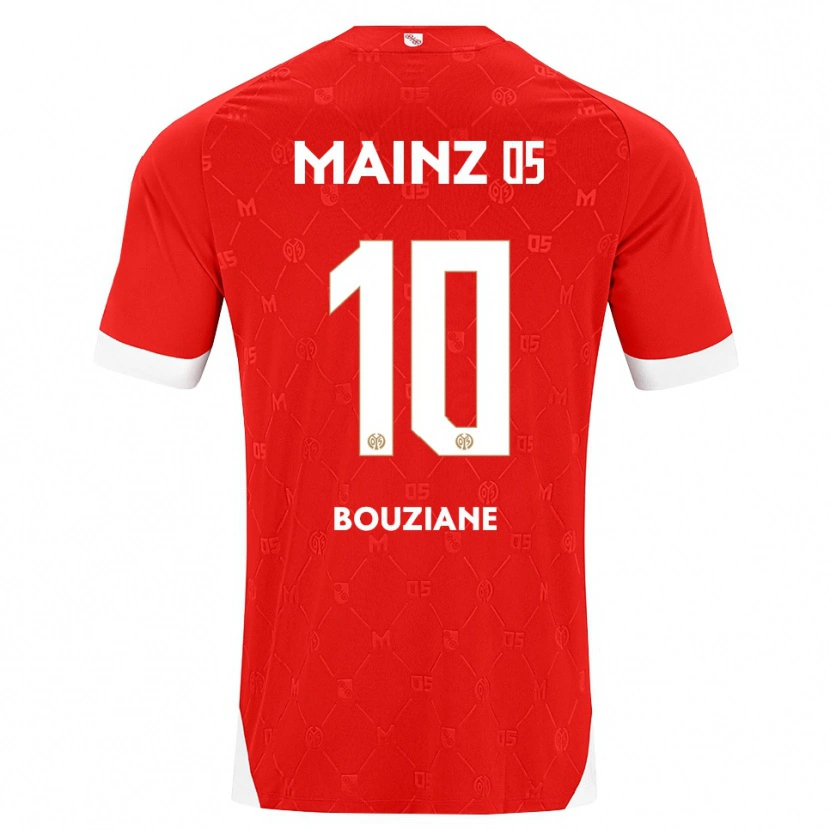 Danxen Män Chiara Bouziane #10 Röd Vit Hemmatröja Matchtröjor 2026/27 Tröjor T-Tröja