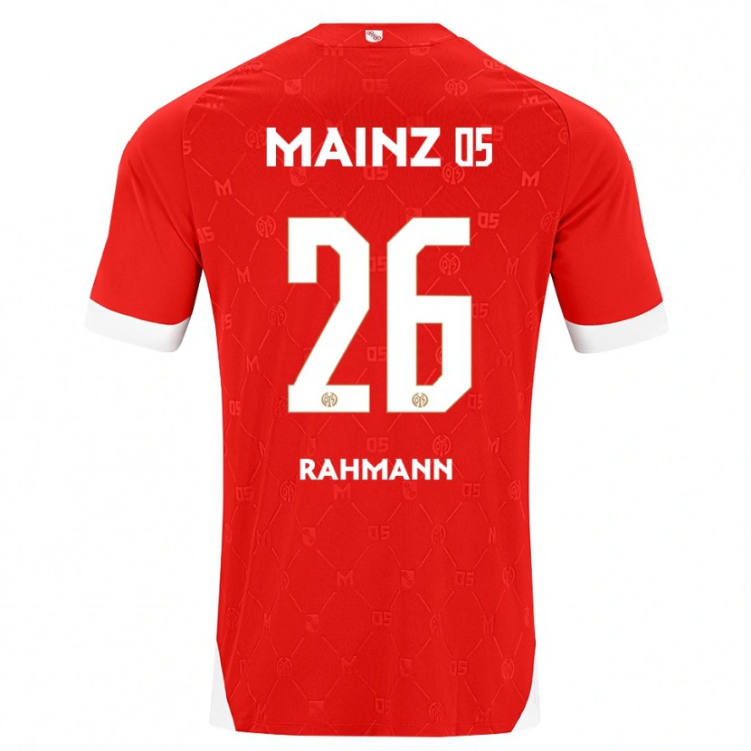 Danxen Män Luke Rahmann #26 Röd Vit Hemmatröja Matchtröjor 2026/27 Tröjor T-Tröja