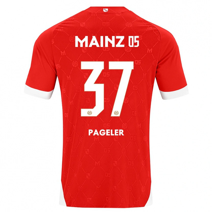 Danxen Män Maja Pageler #37 Röd Vit Hemmatröja Matchtröjor 2026/27 Tröjor T-Tröja
