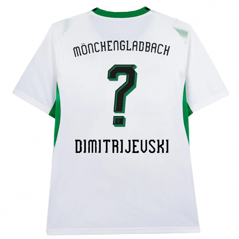 Danxen Män Maximilian Dimitrijevski #0 Vit Svart Grön Hemmatröja Matchtröjor 2026/27 Tröjor T-Tröja