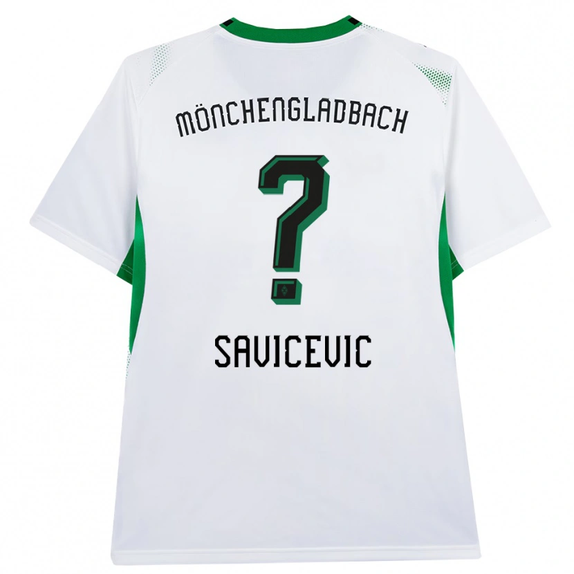 Danxen Män Stefan Savicevic #0 Vit Svart Grön Hemmatröja Matchtröjor 2026/27 Tröjor T-Tröja