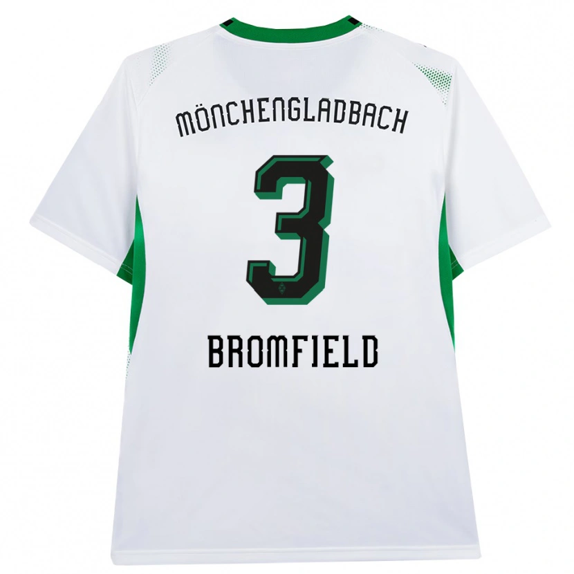 Danxen Män Rio Bromfield #3 Vit Svart Grön Hemmatröja Matchtröjor 2026/27 Tröjor T-Tröja