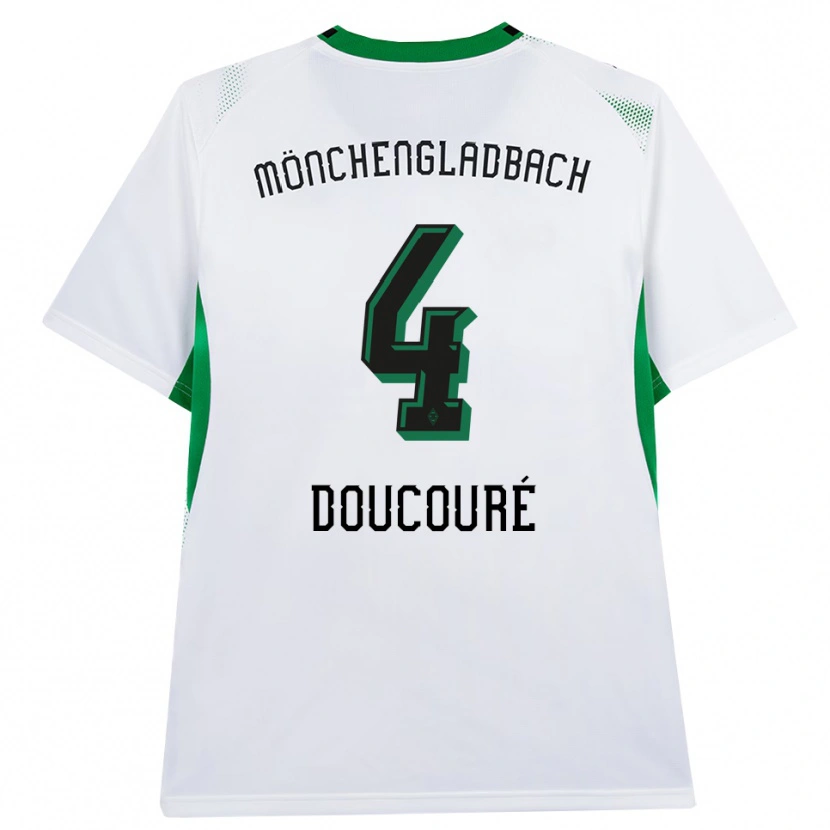 Danxen Män Mamadou Doucoure #4 Vit Svart Grön Hemmatröja Matchtröjor 2026/27 Tröjor T-Tröja