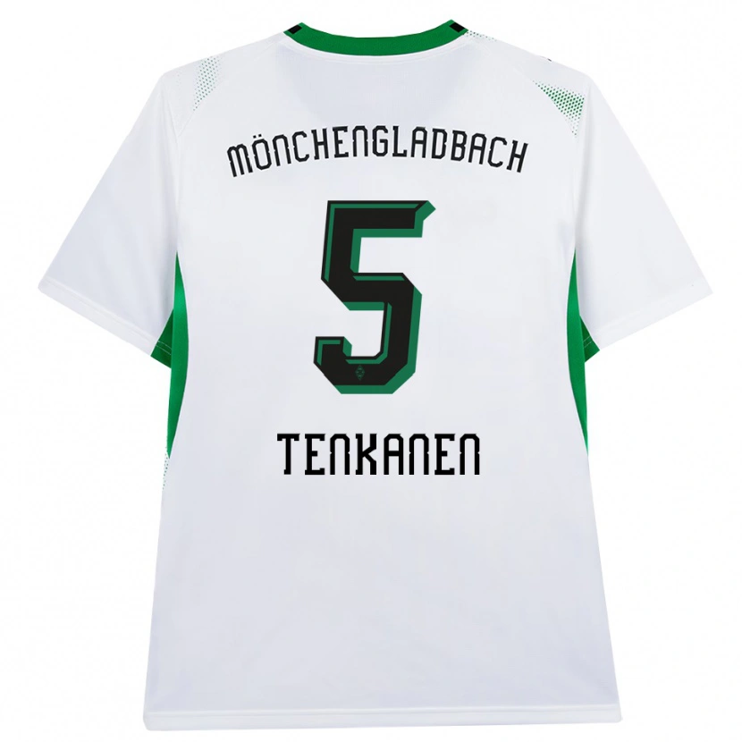 Danxen Män Luke Tenkanen #5 Vit Svart Grön Hemmatröja Matchtröjor 2026/27 Tröjor T-Tröja