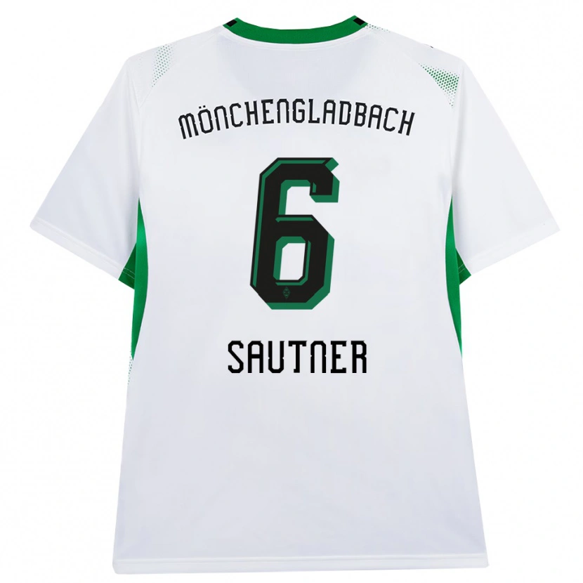 Danxen Män Piet Sautner #6 Vit Svart Grön Hemmatröja Matchtröjor 2026/27 Tröjor T-Tröja