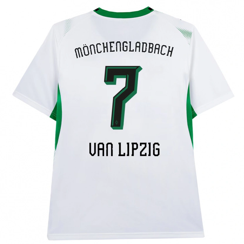 Danxen Män Mika Van Lipzig #7 Vit Svart Grön Hemmatröja Matchtröjor 2026/27 Tröjor T-Tröja