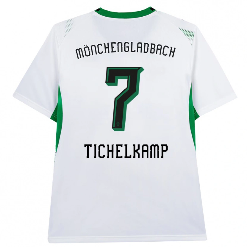 Danxen Män Emily Tichelkamp #7 Vit Svart Grön Hemmatröja Matchtröjor 2026/27 Tröjor T-Tröja