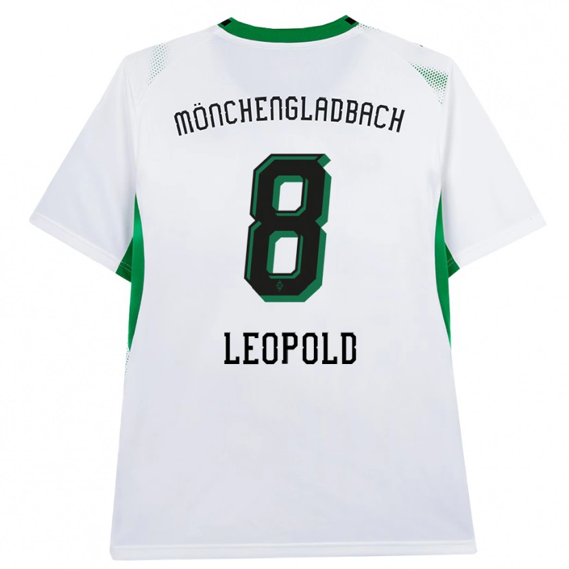 Danxen Män Enzo Leopold #8 Vit Svart Grön Hemmatröja Matchtröjor 2026/27 Tröjor T-Tröja