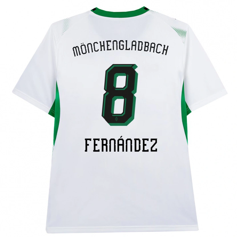 Danxen Män Oriol Fernandez Berenguer #8 Vit Svart Grön Hemmatröja Matchtröjor 2026/27 Tröjor T-Tröja