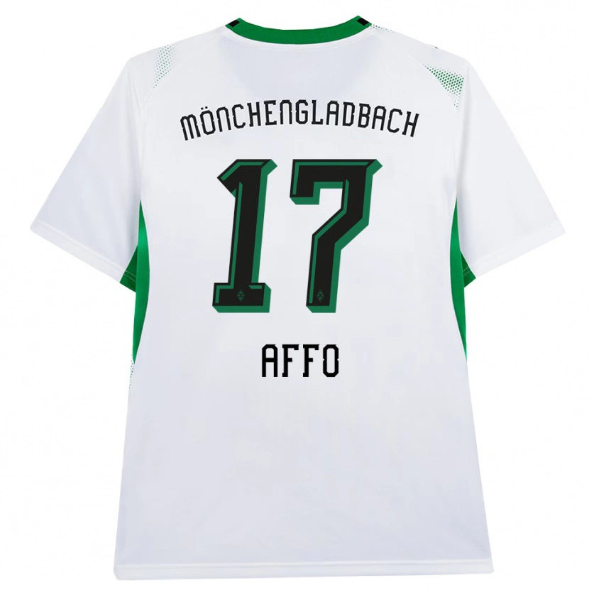 Danxen Män Karim Affo #17 Vit Svart Grön Hemmatröja Matchtröjor 2026/27 Tröjor T-Tröja