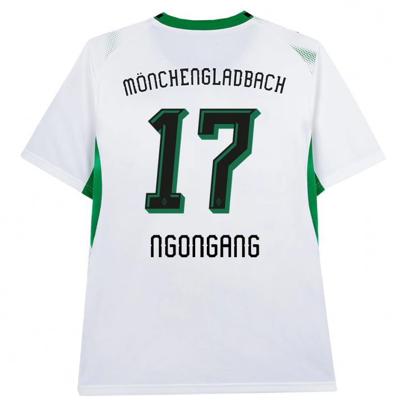 Danxen Män Johann Ngongang #17 Vit Svart Grön Hemmatröja Matchtröjor 2026/27 Tröjor T-Tröja