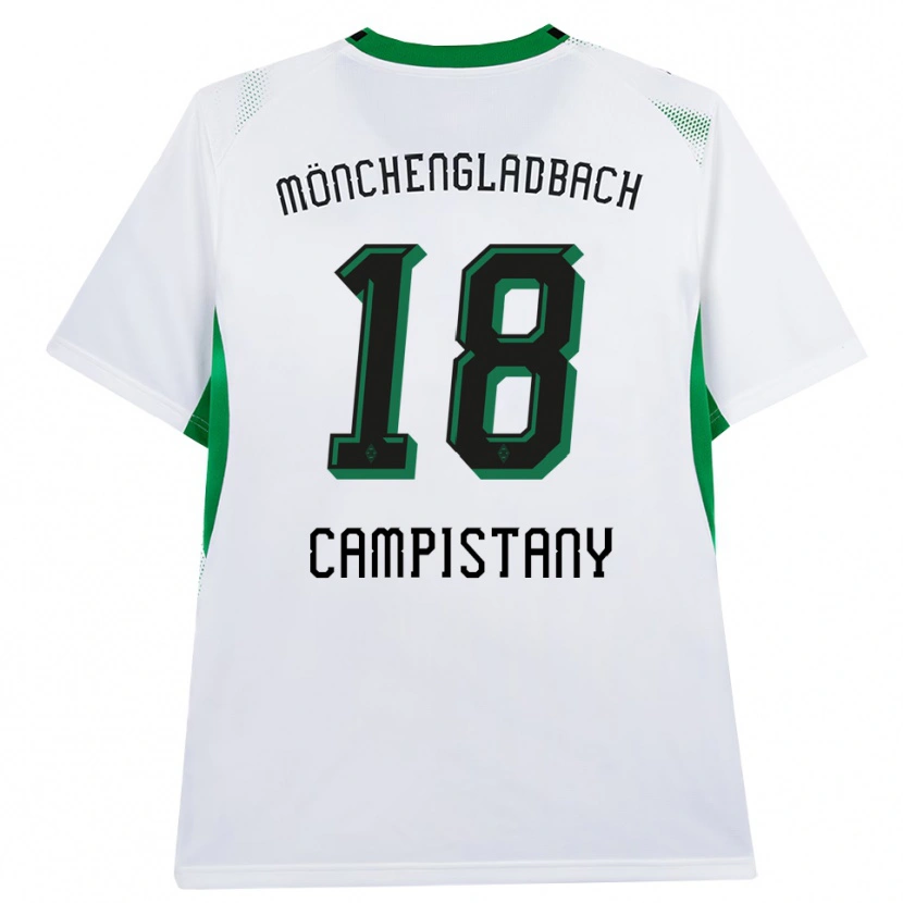 Danxen Män Erik Corominas Campistany #18 Vit Svart Grön Hemmatröja Matchtröjor 2026/27 Tröjor T-Tröja