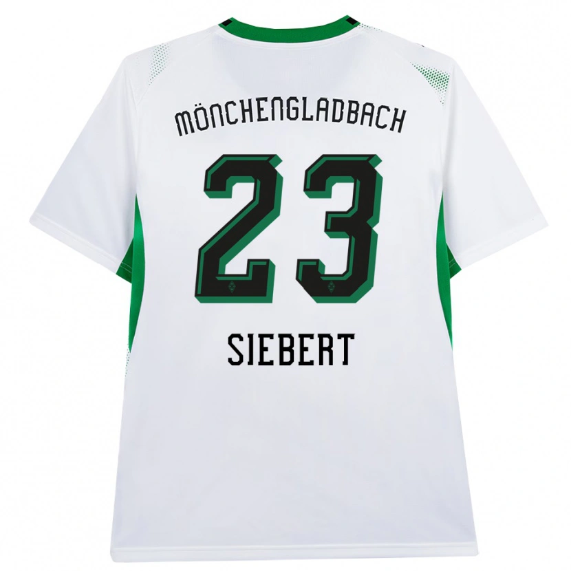Danxen Män Marlon Siebert #23 Vit Svart Grön Hemmatröja Matchtröjor 2026/27 Tröjor T-Tröja