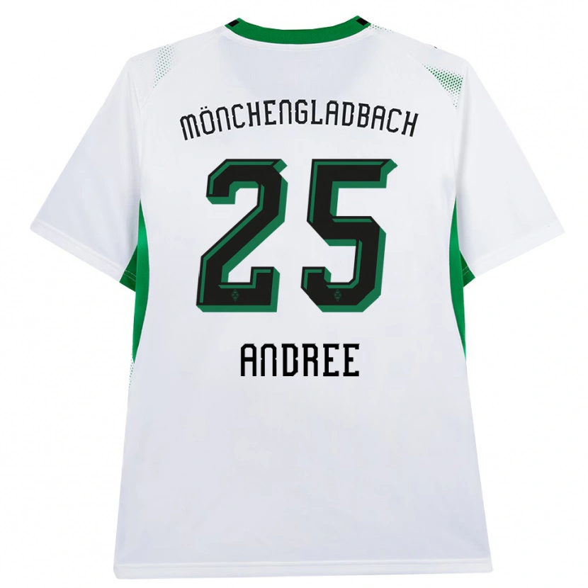 Danxen Män Lukas Andree #25 Vit Svart Grön Hemmatröja Matchtröjor 2026/27 Tröjor T-Tröja