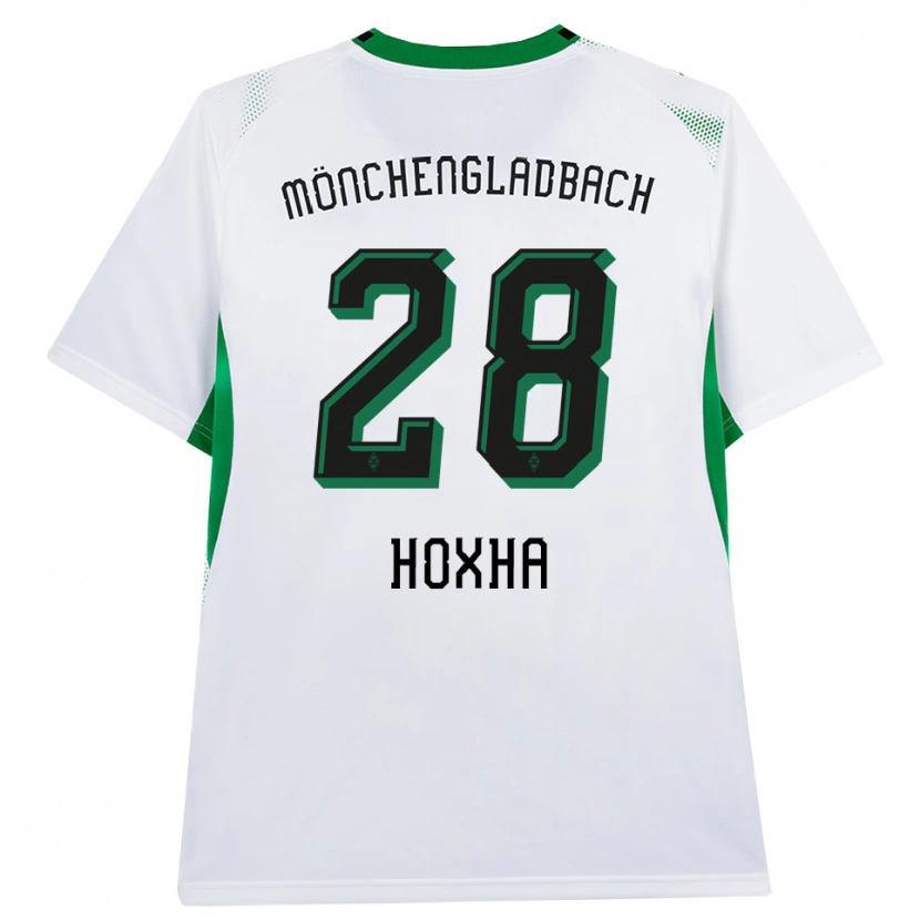 Danxen Män Flavjo Hoxha #28 Vit Svart Grön Hemmatröja Matchtröjor 2026/27 Tröjor T-Tröja