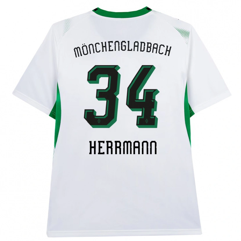 Danxen Män Charles Herrmann #34 Vit Svart Grön Hemmatröja Matchtröjor 2026/27 Tröjor T-Tröja