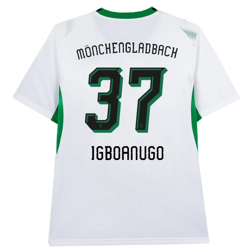 Danxen Män David Igboanugo #37 Vit Svart Grön Hemmatröja Matchtröjor 2026/27 Tröjor T-Tröja