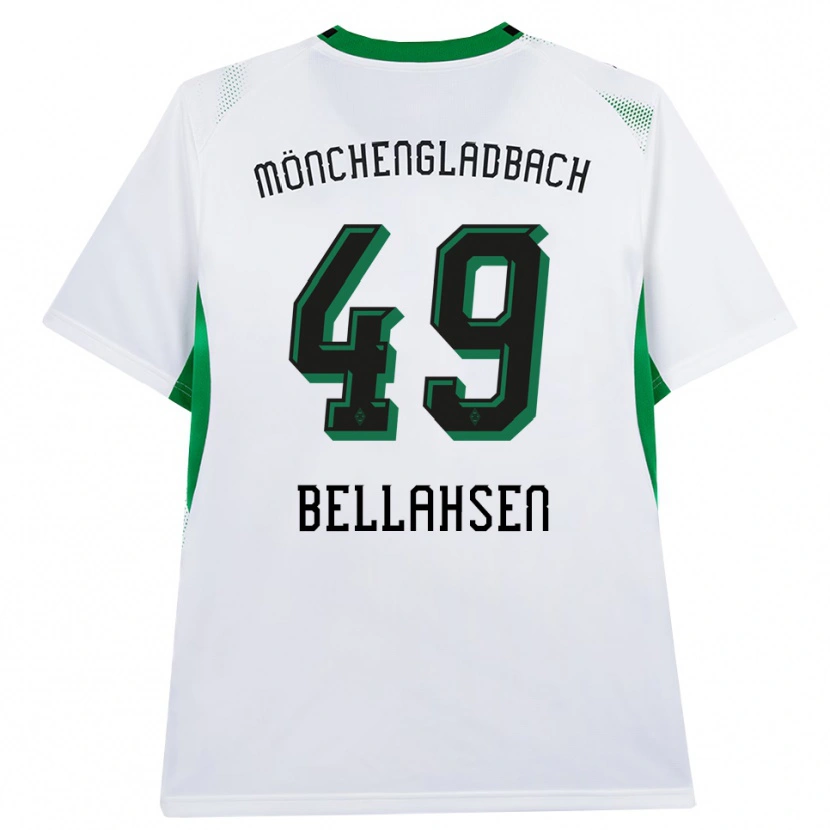 Danxen Män Joseph Bellahsen #49 Vit Svart Grön Hemmatröja Matchtröjor 2026/27 Tröjor T-Tröja