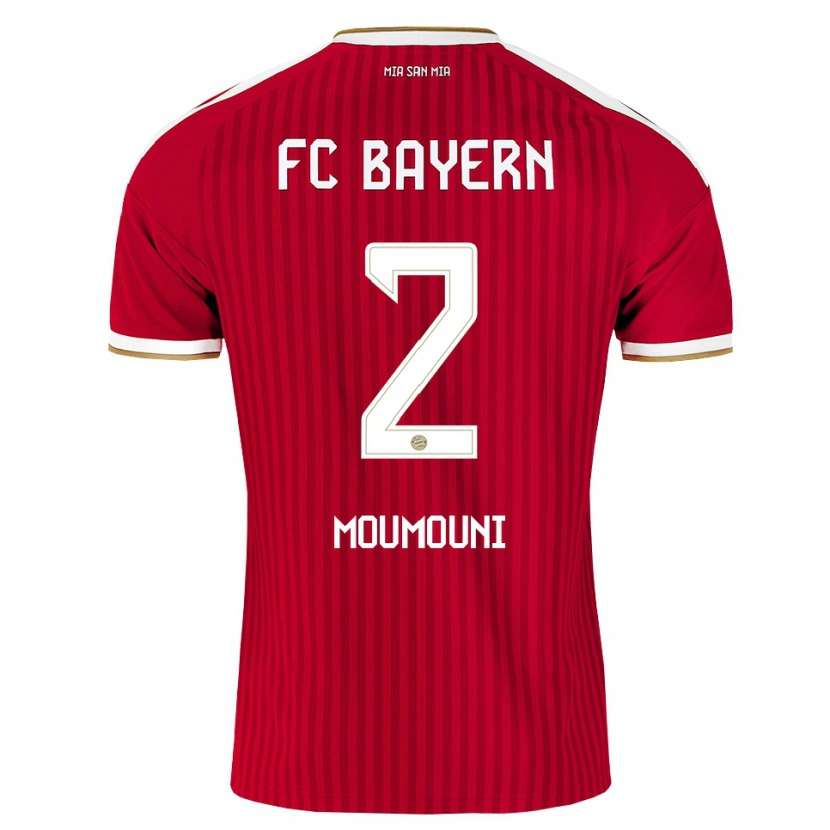 Danxen Män Rayan Moumouni #2 Röd Vit Blå Hemmatröja Matchtröjor 2026/27 Tröjor T-Tröja