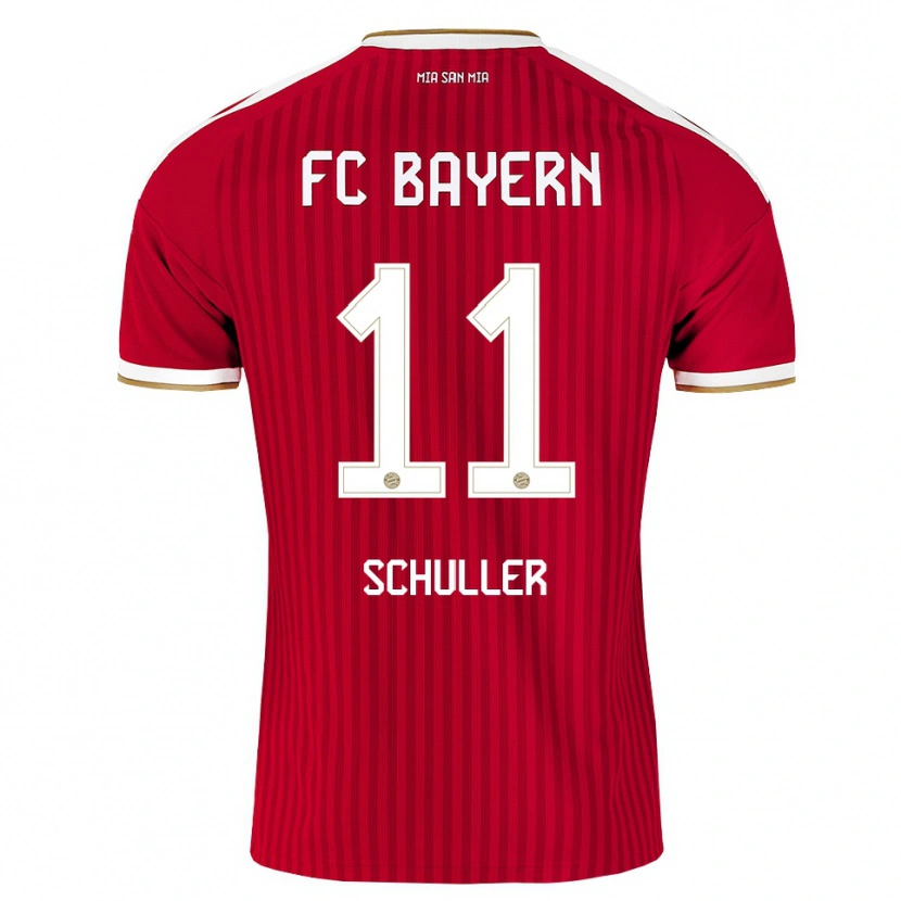 Danxen Män Lea Schuller #11 Röd Vit Blå Hemmatröja Matchtröjor 2026/27 Tröjor T-Tröja