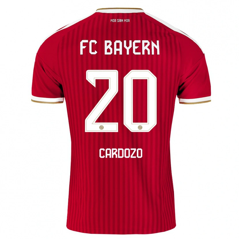 Danxen Män Maycon Cardozo #20 Röd Vit Blå Hemmatröja Matchtröjor 2026/27 Tröjor T-Tröja