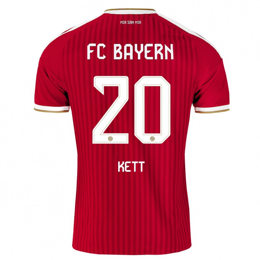 Danxen Män Franziska Kett #20 Röd Vit Blå Hemmatröja Matchtröjor 2026/27 Tröjor T-Tröja
