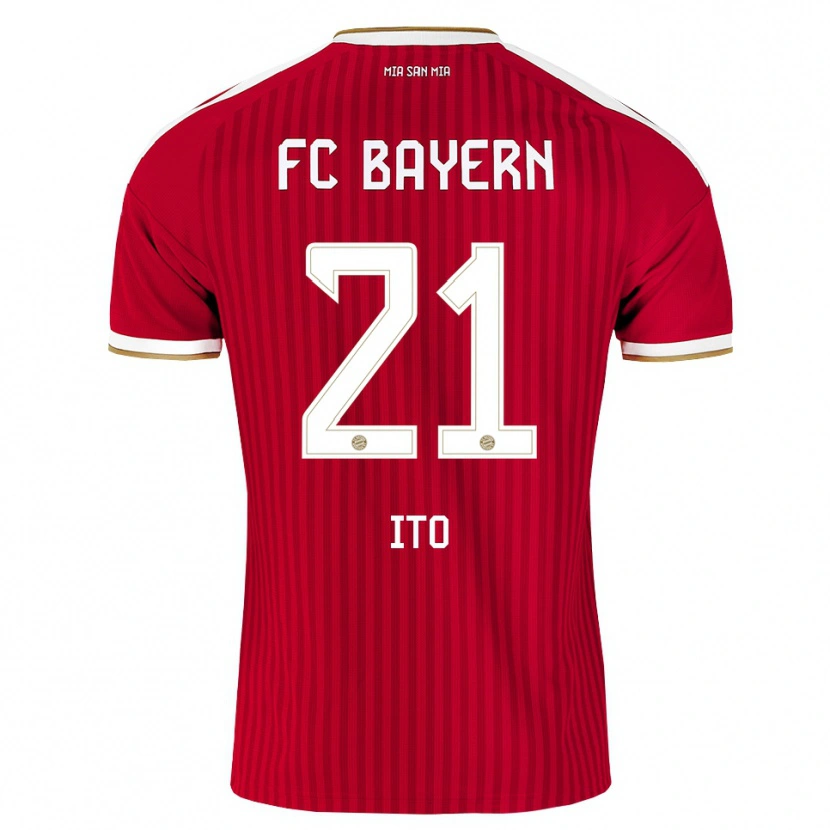 Danxen Män Hiroki Ito #21 Röd Vit Blå Hemmatröja Matchtröjor 2026/27 Tröjor T-Tröja