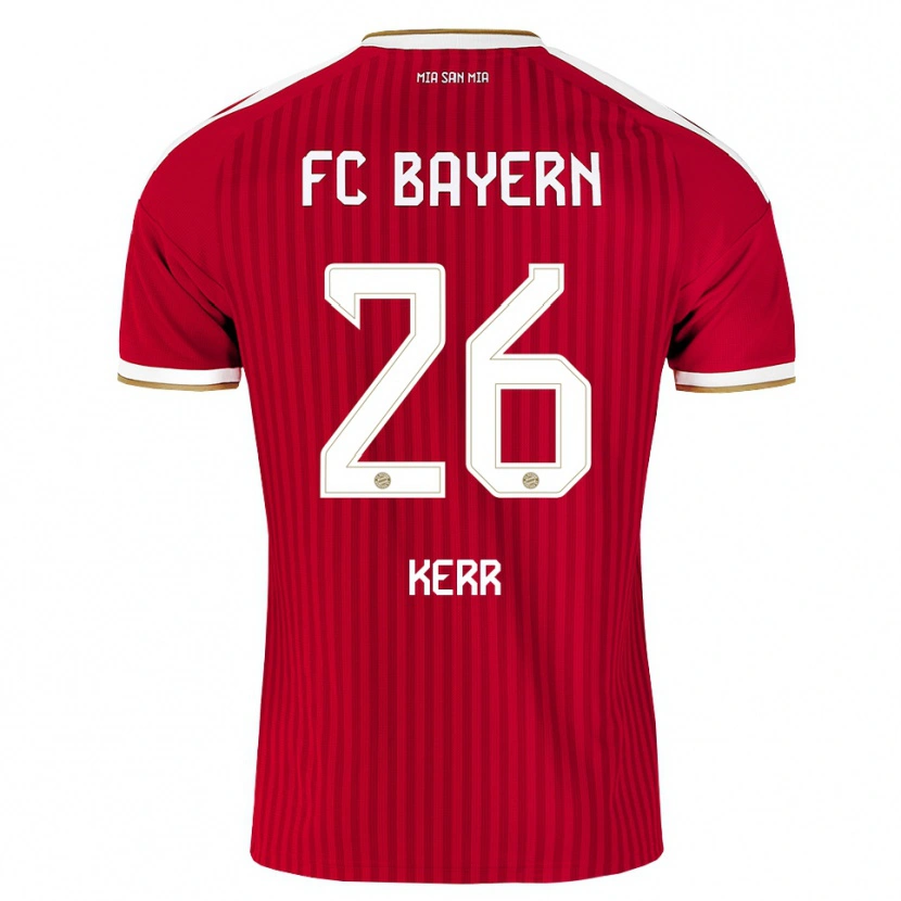 Danxen Män Samantha Kerr #26 Röd Vit Blå Hemmatröja Matchtröjor 2026/27 Tröjor T-Tröja