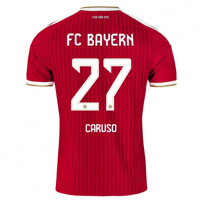 Danxen Män Arianna Caruso #27 Röd Vit Blå Hemmatröja Matchtröjor 2026/27 Tröjor T-Tröja