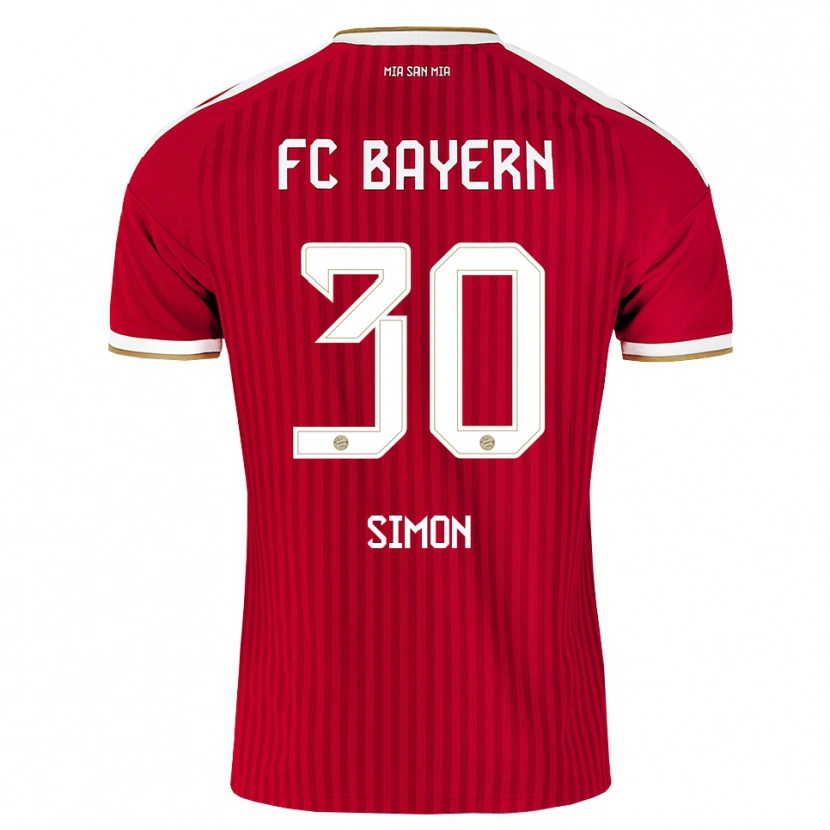 Danxen Män Carolin Simon #30 Röd Vit Blå Hemmatröja Matchtröjor 2026/27 Tröjor T-Tröja