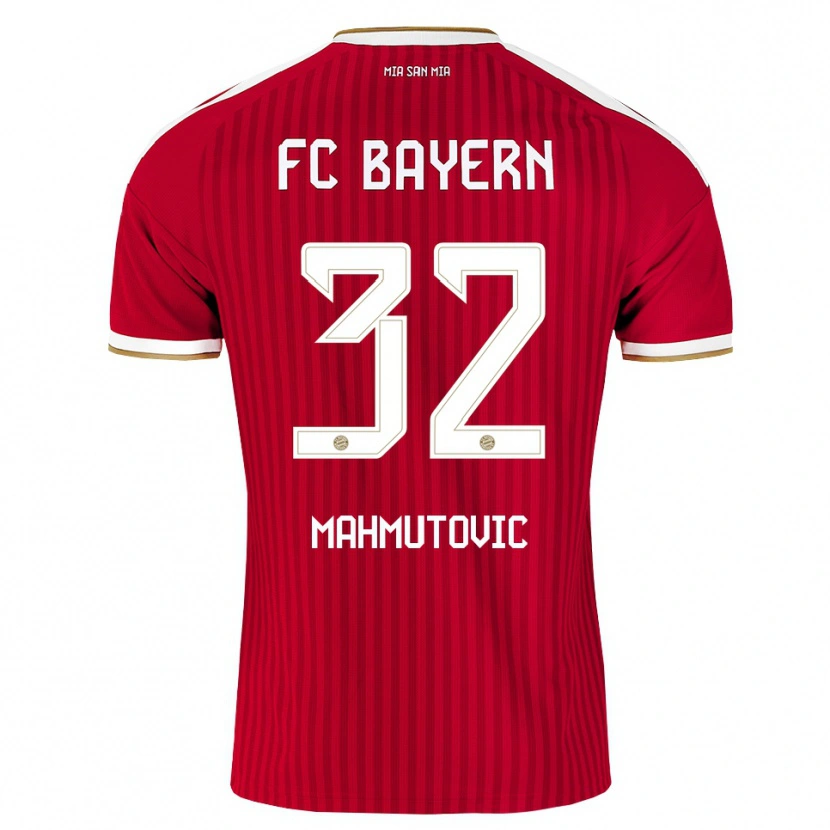 Danxen Män Ena Mahmutovic #32 Röd Vit Blå Hemmatröja Matchtröjor 2026/27 Tröjor T-Tröja