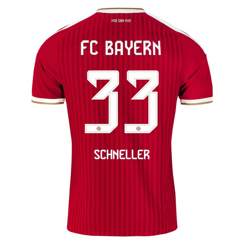 Danxen Män Lukas Schneller #33 Röd Vit Blå Hemmatröja Matchtröjor 2026/27 Tröjor T-Tröja