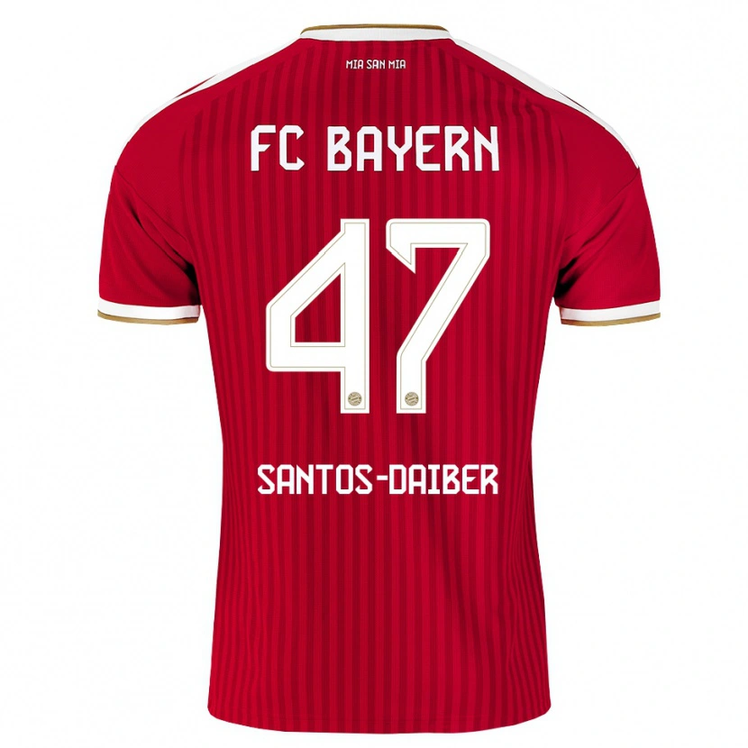 Danxen Män David Santos Daiber #47 Röd Vit Blå Hemmatröja Matchtröjor 2026/27 Tröjor T-Tröja