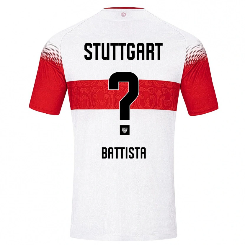 Danxen Män Luca Battista #0 Vit Röd Gul Hemmatröja Matchtröjor 2026/27 Tröjor T-Tröja