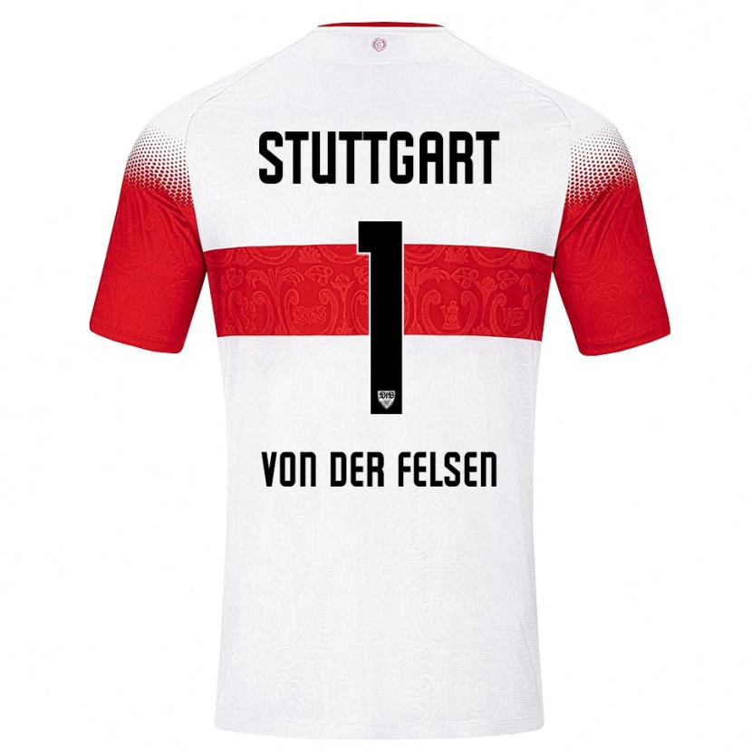 Danxen Män Jerik Von Der Felsen #1 Vit Röd Gul Hemmatröja Matchtröjor 2026/27 Tröjor T-Tröja