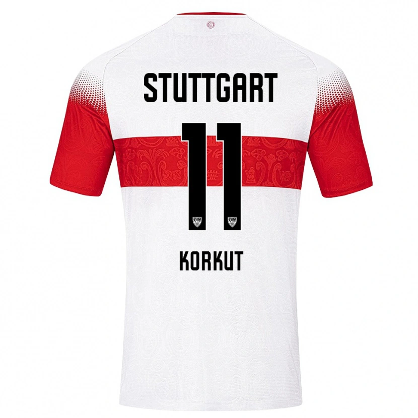 Danxen Män Efe Korkut #11 Vit Röd Gul Hemmatröja Matchtröjor 2026/27 Tröjor T-Tröja