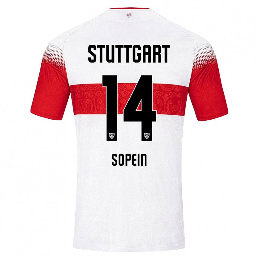 Danxen Män David Sopein #14 Vit Röd Gul Hemmatröja Matchtröjor 2026/27 Tröjor T-Tröja