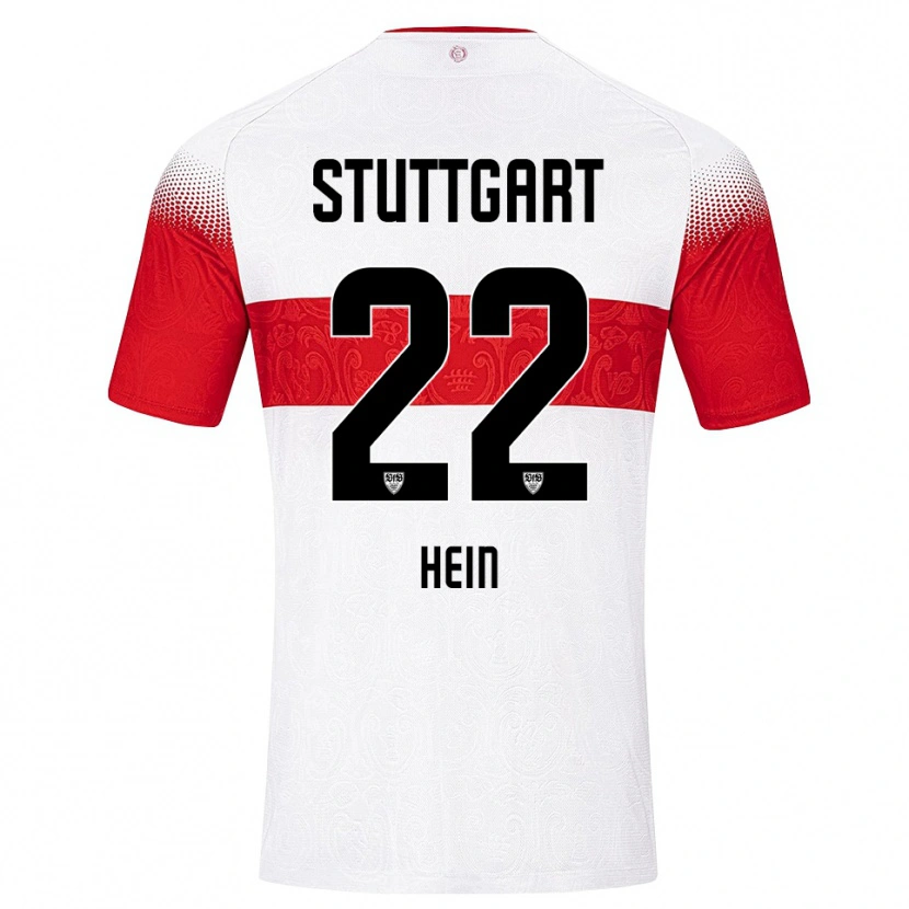 Danxen Män Pia Hein #22 Vit Röd Gul Hemmatröja Matchtröjor 2026/27 Tröjor T-Tröja
