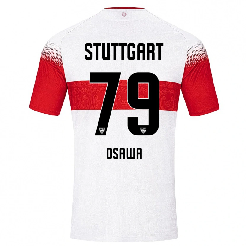 Danxen Män Haruka Ōsawa #79 Vit Röd Gul Hemmatröja Matchtröjor 2026/27 Tröjor T-Tröja