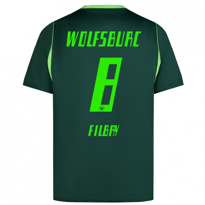Danxen Män Arne Filbry #8 Mörkgrön Vit Hemmatröja Matchtröjor 2026/27 Tröjor T-Tröja