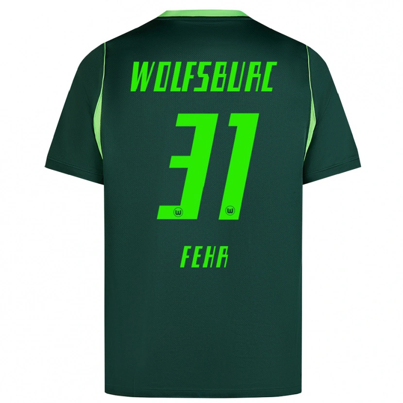 Danxen Män Henrik Fehr #31 Mörkgrön Vit Hemmatröja Matchtröjor 2026/27 Tröjor T-Tröja