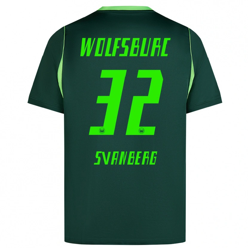 Danxen Män Mattias Svanberg #32 Mörkgrön Vit Hemmatröja Matchtröjor 2026/27 Tröjor T-Tröja